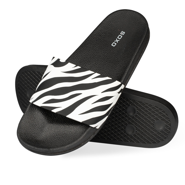 Klapki Zebra