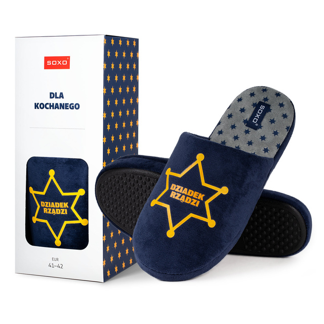 Kapcie Męskie Dziadek Rządzi